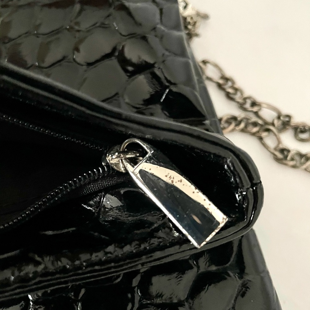 White House Black Market black crossbody/clutch - Picture 8 of 10